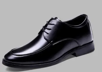 

New Shoes men Spring model Genuine leather shoes Black 39-45 Slip-on men shoes Free shipping