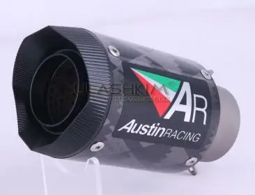 60 мм AR универсальный мотоцикл без шнуровки Байк глушитель труба Escape CBR1000 CBR1000RR