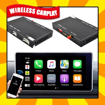 

Wireless Carplay Stereo Bluetooth Head Unit Andriod Auto For AUDI Q7 Original 7'' Screen Airplay Siri Voice Audio Video Headunit