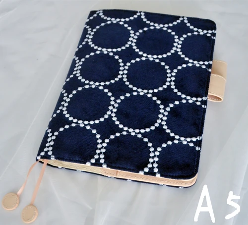Мягкая тканевая Обложка дизайн японский стиль обложка для дневника A5 A6 костюм для стандартного A5/A6 Встроенная Бумажная книга - Цвет: A5-E