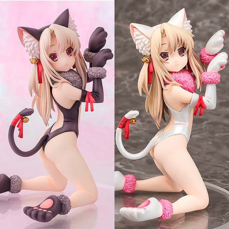 

Anime Fate Kaleid Liner Prisma 2wei Herz! Illyasviel Von Einzbern Cat Girl Figure PVC Action Figures Collection Model Toys Dolls
