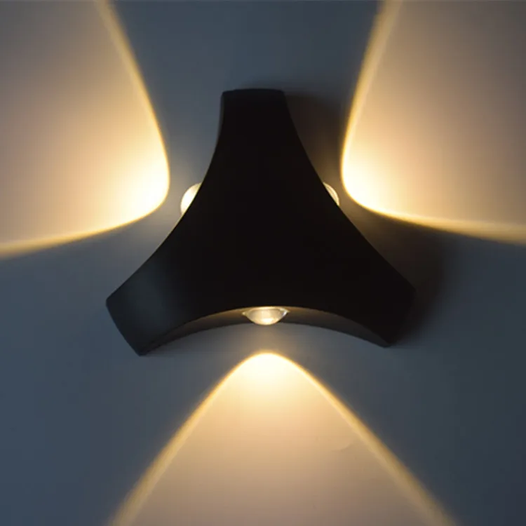 

LED Waterproof Outdoor Wall Lamp Simple Creative Aluminum Moisture-Proof Wall Lamp Corridor Hallway Stairs Courtyard Exterior Wa