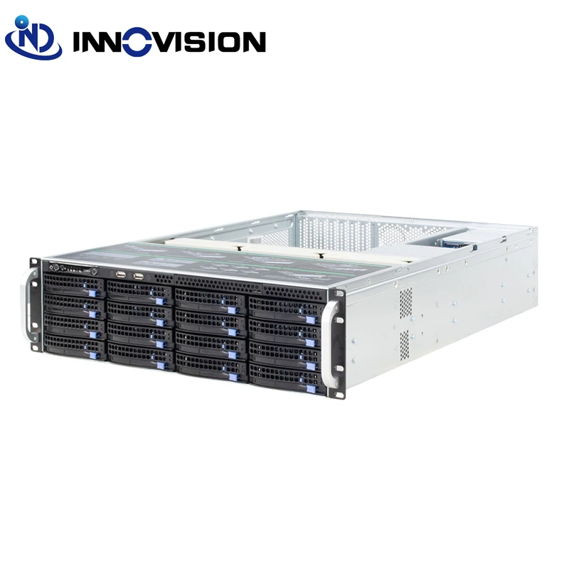 Hotswap 3u корпус для стойки 650 мм с 12 Гб мини HD задней панелью 16 HDD бухт сервер