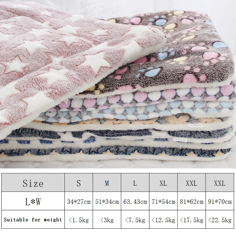 Couverture Pour Animaux De Compagnie Lit Pour Chien Tapis Pour Chat Molleton De Corail Doux Hiver Epais Et Chaud Lits De Couchage Pour Petits Et Moyens Chiens Chats Fournitures Pour Animaux De