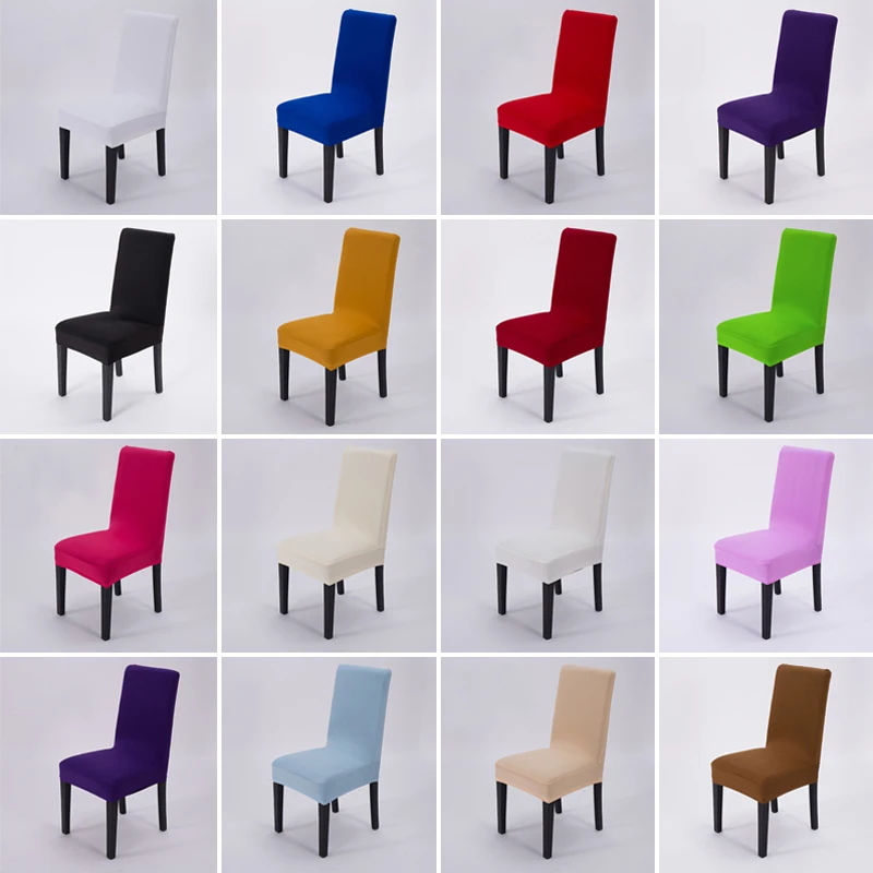 Эластичный чехол на стул, бежевый светильник, фиолетовый, темно-синий, светло-розовый
