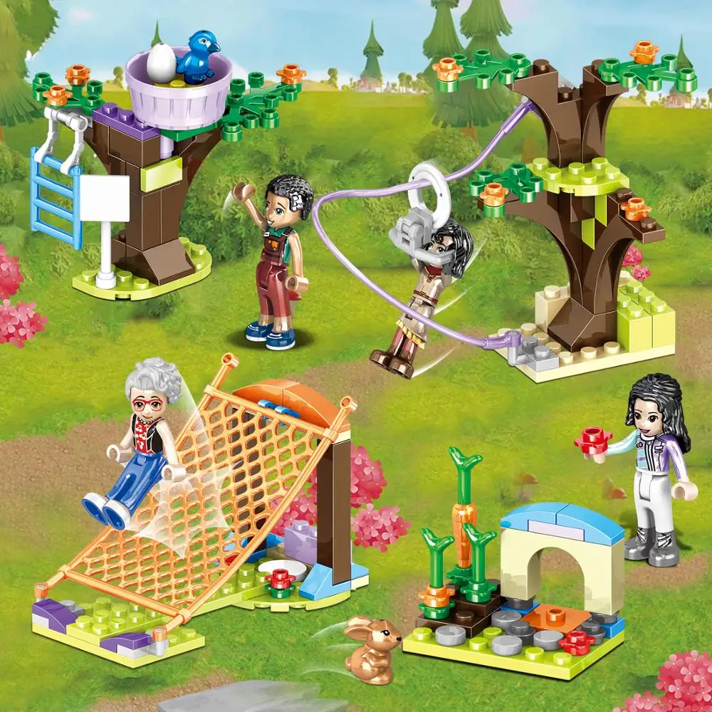 Tree House Building Blocks Compatible with LegoINGlys Friends for Girls Series Friendship Set Toy for Children Gift