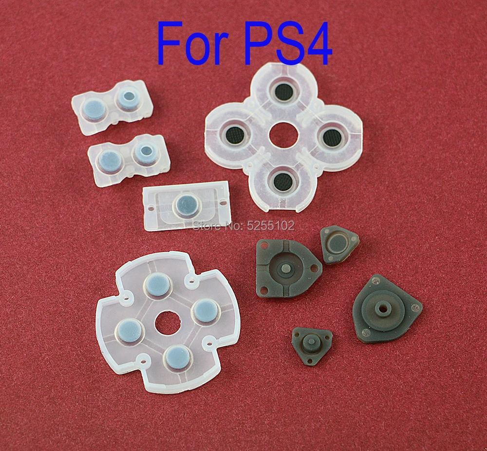 9 шт. = 1 компл. Силиконовый Кондуктивный резина для PlayStation DualShock 4 PS4 контроллер V2