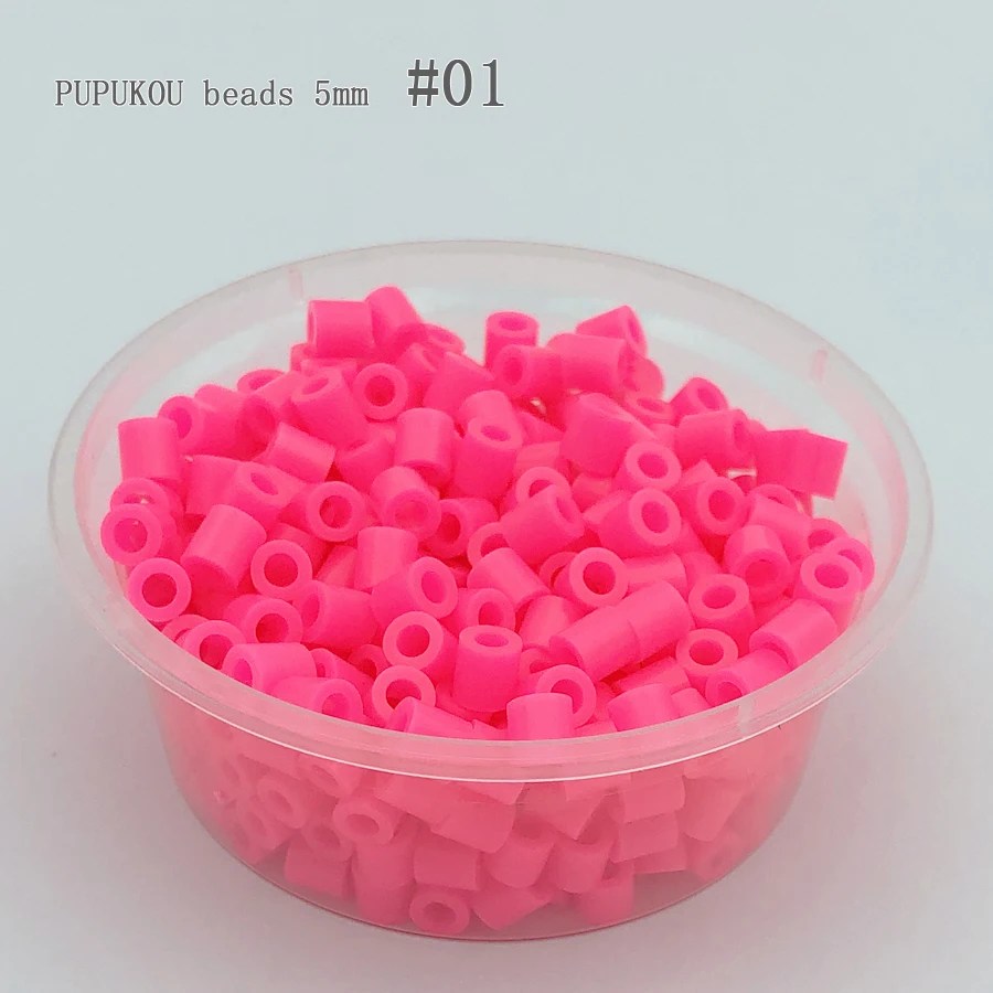 360pcs/box packing 5MM hama beads diy toy 48kinds colors foodgrade perler Iron beads PUPUKOU fuse beads Kids Education puzzle to 44