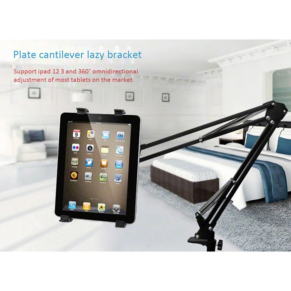 Подставка для планшета, держатель, длинная рука, для IPad 2, 3, 4, Air Mini, для samsung, lenovo, huawei, ленивая кровать, стол, крепление для 6-11 дюймов, поддержка планшета