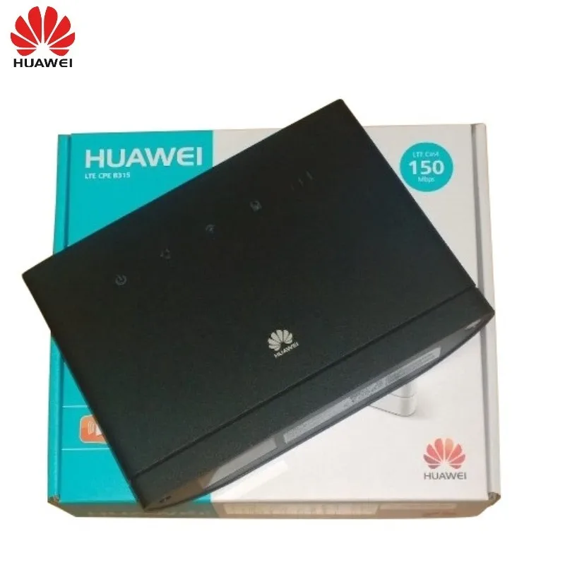Разблокированный Wi Fi роутер Huawei 4G со слотом для SIM карты 190.168.1.1 LTE CPE B315s 22|4g wifi