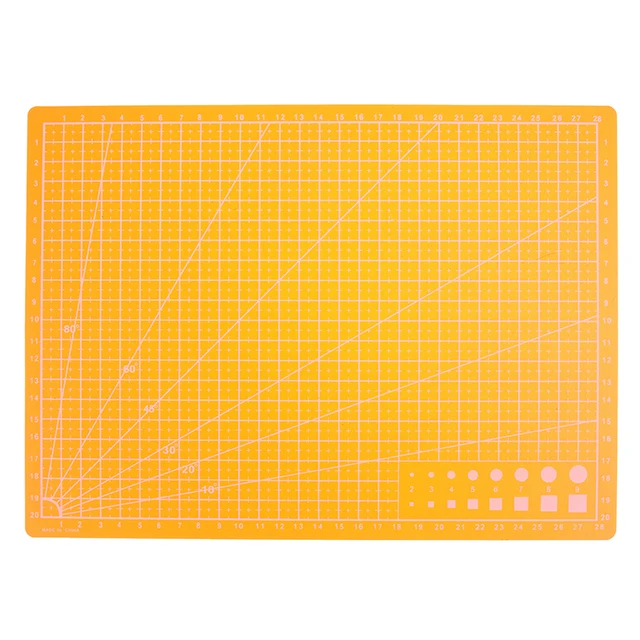 Deli 78400 A4 78401 A3 PVC Self-healing Paper Cutting Mat Desk Cut Plate  300x200mm 455x305mm Gray Green Color Cutting Board - AliExpress