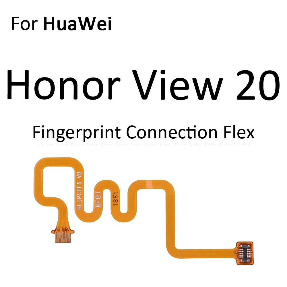 Сканер отпечатков пальцев разъем для Huawei Honor View 20 10 9i 9 Lite сенсорный сенсор ID Главная Кнопка возврата ключ подключения гибкий кабель - Цвет: ForHonorView20 Flex