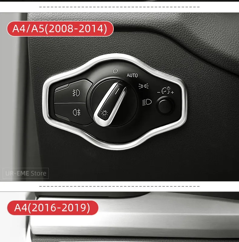 Интерьерные Декоративные Чехлы из нержавеющей стали для Audi A3 8V S3 A4 B8 B9 A5 A6 C7 Q5 Q7 Avant Sportback Sline аксессуары