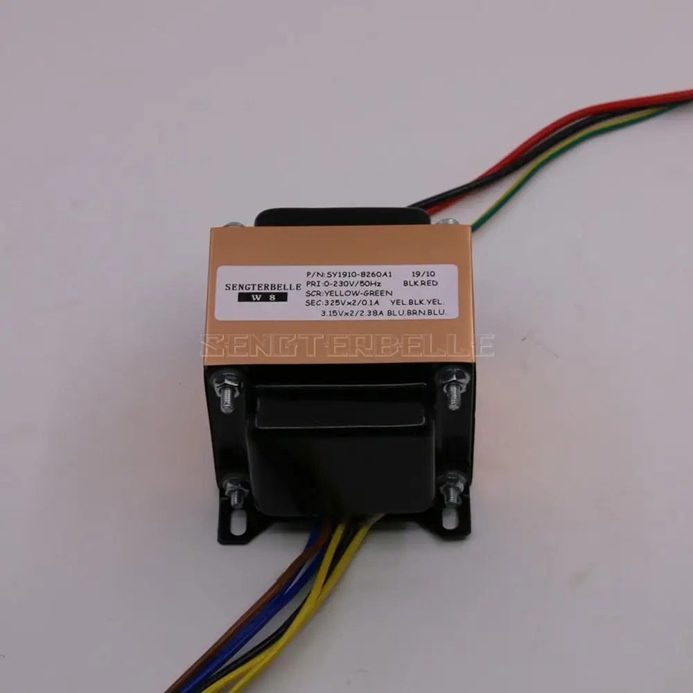 80W (80VA) 오디오 EI 유형 변압기 이중 325V 이중 3.15V 증폭기 전력 변압기, 오디오 EI 유형 변압기