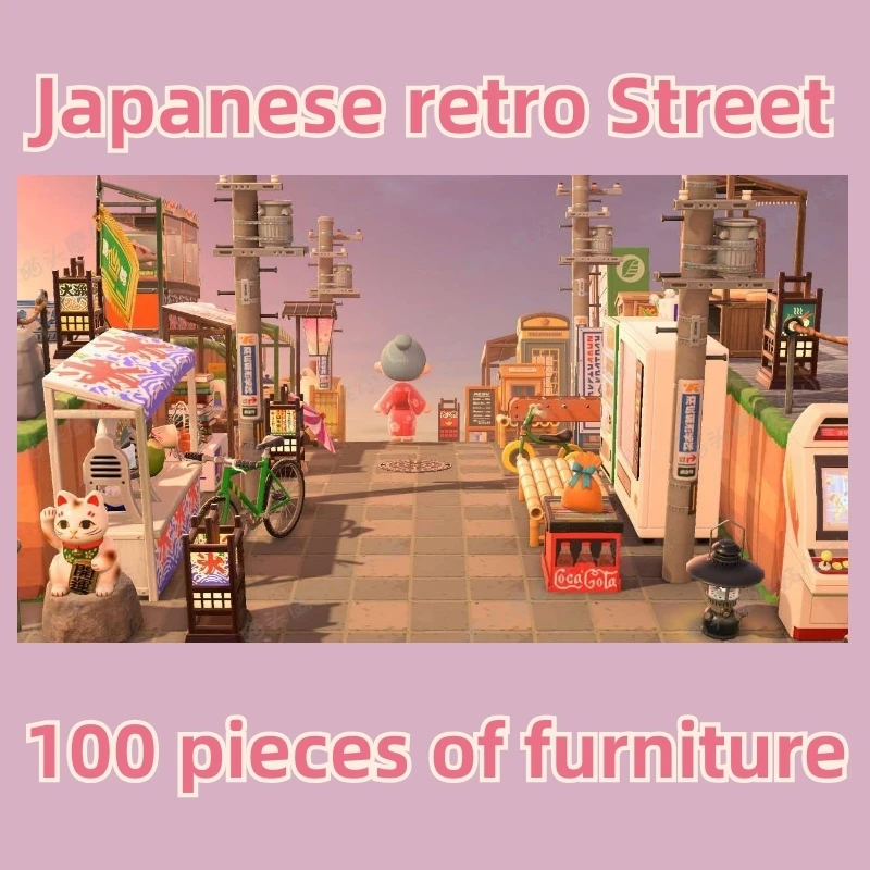 

Animal Crossing New Horizons Furniture Set for Nintendo Switch Japanese Street Style Animal Crossing Furniture Material Hot Sale