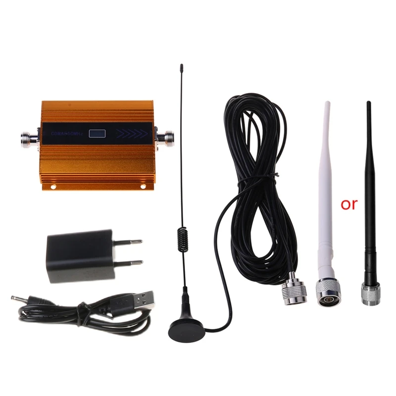 1 Set 850MHz GSM 2G/3G/4G Signal Booster Repeater Amplifier Antenna for Mobile Phone Receiver | Мобильные телефоны и
