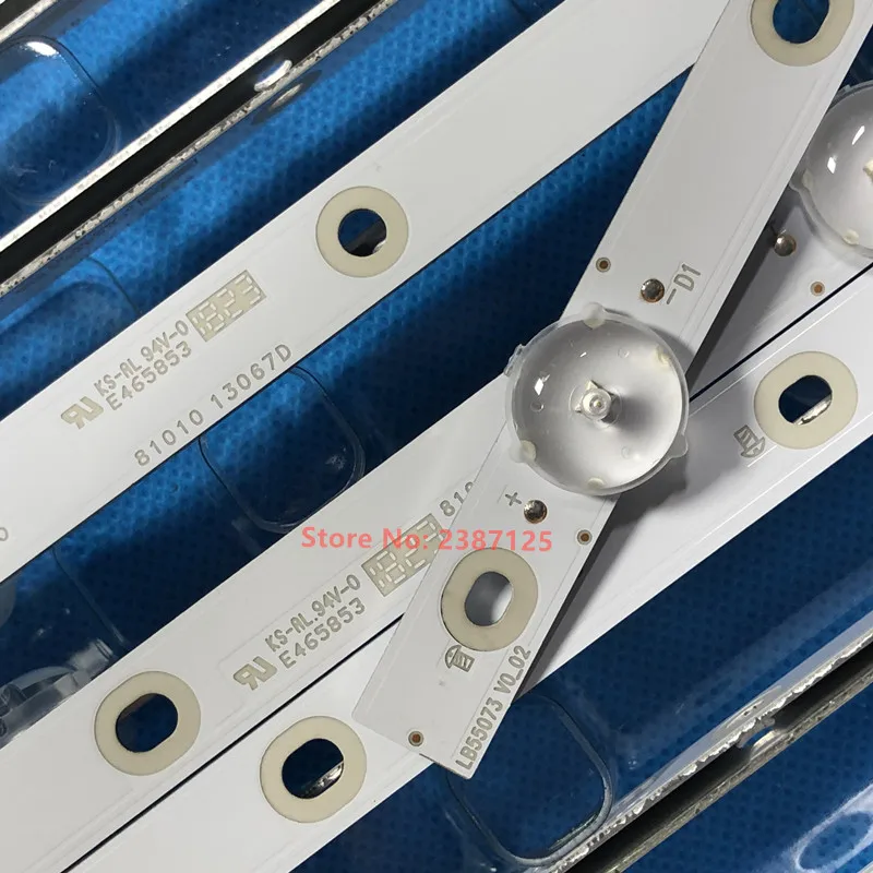 10 шт./набор = 120 шт. 55 &quotсветодиодный полосы для 55PUS6753/12 TPT550DU2 TPT550U2-EQYSHM T550QVN05 210BZ05DL