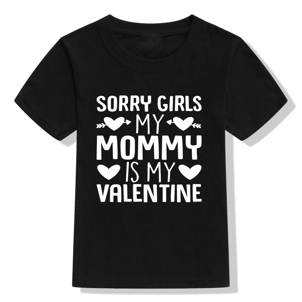 Футболки с надписью «Sorry Girls Mommy Is My Valentine Babybooy», топы на День святого Валентина, футболки «Mommy Life», милые подарки на день Святого Валентина