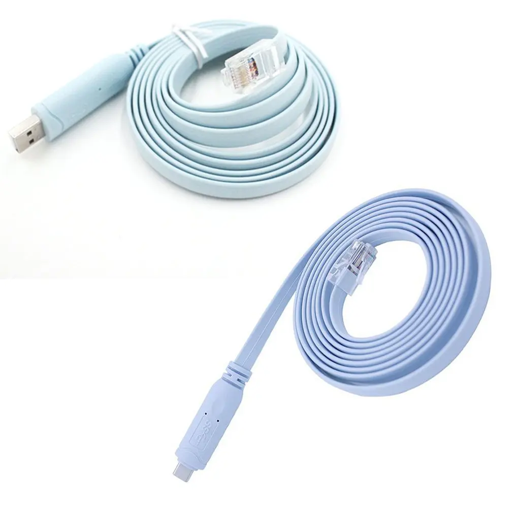 Кабель USB/type-C к RJ45 кабель USB к последовательному/Rs232 консольный кабель переключения для Cisco Route USB2.0 интерфейс к RJ45 кристалл головной линии