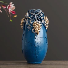 Скандинавские цветы, ваза, украшение для свадьбы, виноград, Европейский цветочный горшок, декоративная корзина, высокая ваза для стола