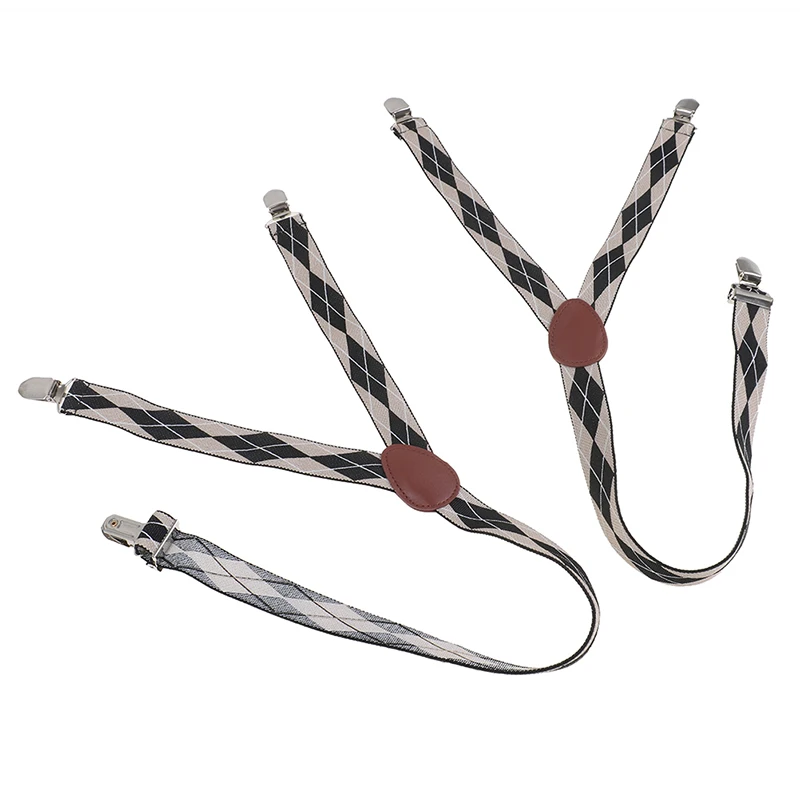 1 пара Рубашка Остается подвязки Y Форма военный держатель Нескользящие зажимы ноги подтяжки 20*600 мм