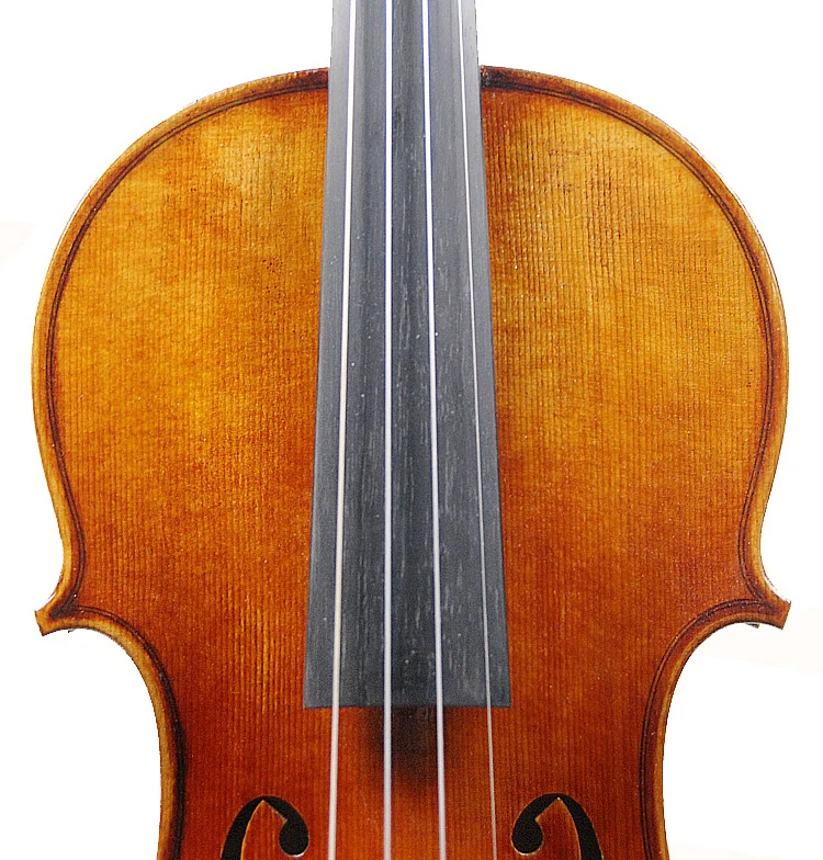 Strong tone！ Italian retro Oil Varnish Handmade Violin 4/4 Stradivarius Professional playing solo violin With case