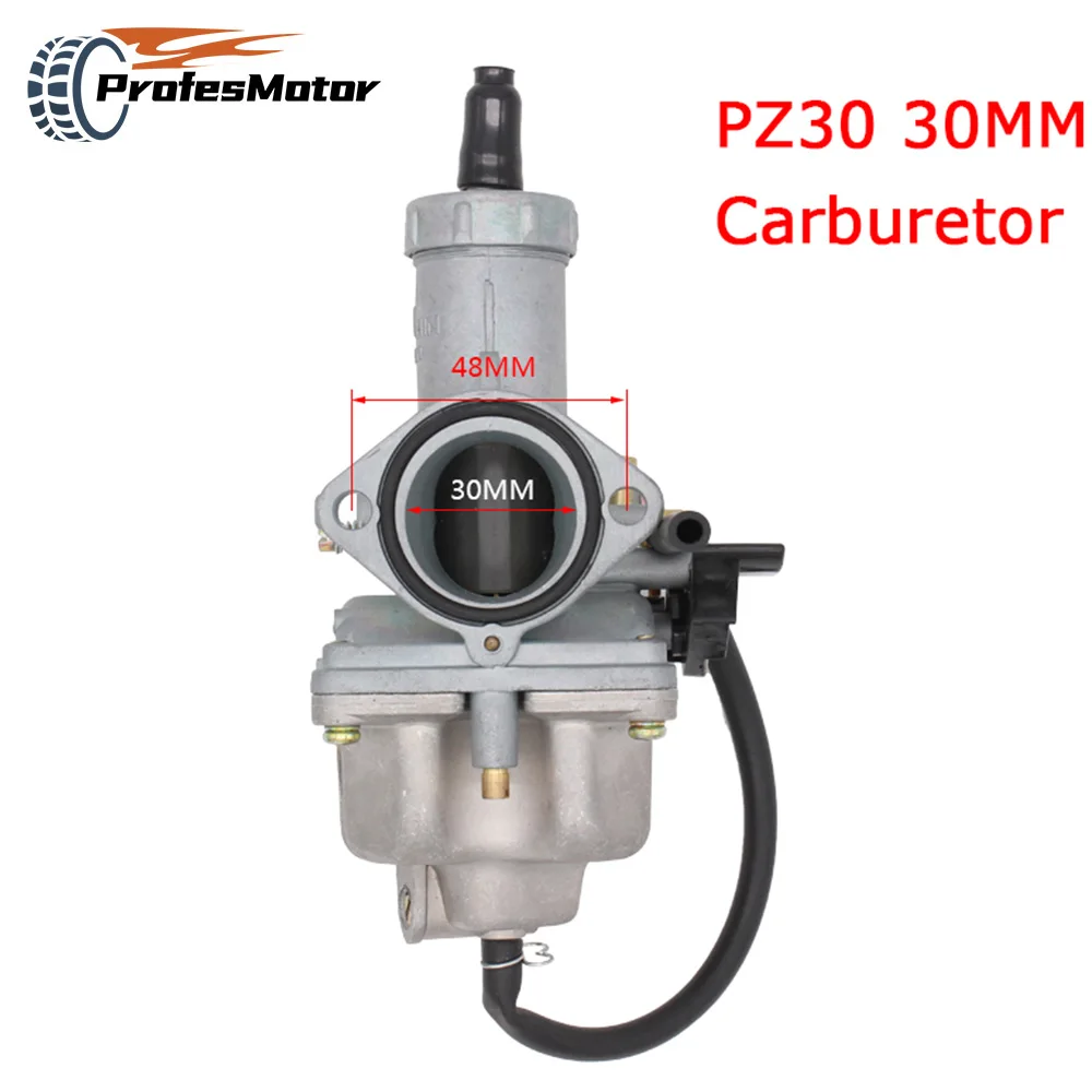 30mm Carb Pz30 Carburetor Power Jet Accelerating Pump Carburador For