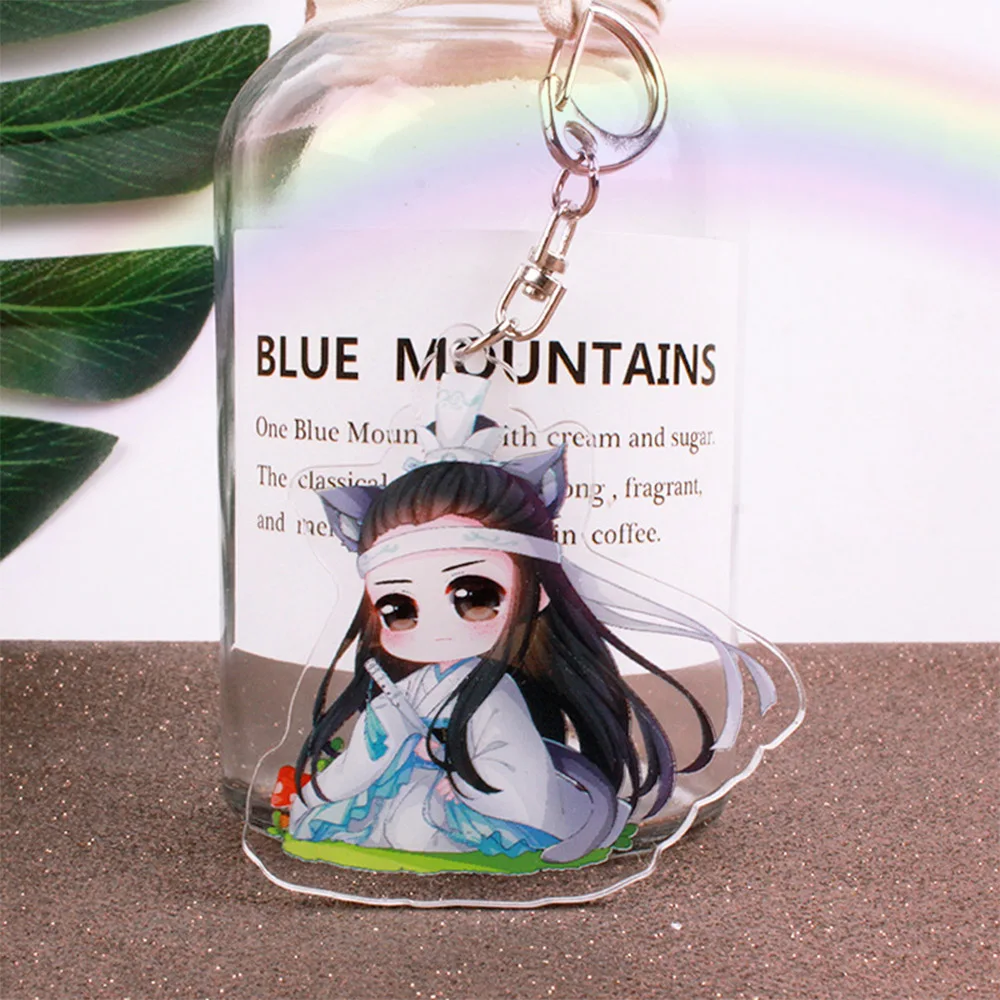 

Mo Dao Zu Shi Comic Set Water Cup Postcard Sticker Poster Gift Keychain Pendant Cosplay Prop Accessories Chen Qing Ling Keyring