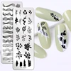 PICT YOU Nail Stamping Plate Geometry Flower Leaf Stamp Template DIY Printing Stainless Steel Stencil Tools Nail Image Plate ► Photo 2/6