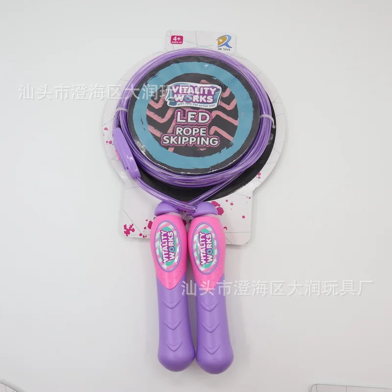 New Style Flash Jump Rope LED Shining Performance Adjustable Length Fitness Sports GIRL'S And BOY'S Children Students Jump Rope