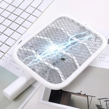 

USB Electric Mosquito Fly Pest Killer Lamp Racket Mosquito Swatter Reppllent Light Home Practical Electronics Zapper PL A