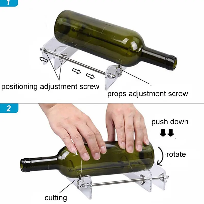 Glass Bottle Cutter Tool Professional Bottles Cutting Kit For Cutting Glass Bottle-Cutter DIY cut tools machine Wine Beer Bottle