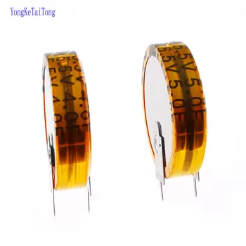 

1PCS 5.5V 4.0F 5.0F Taiwan CDA CE Series V-type farad capacitor 5.5V4.0F 5.5V5.0F super capacitor double layer capacitor 5.5V 5F