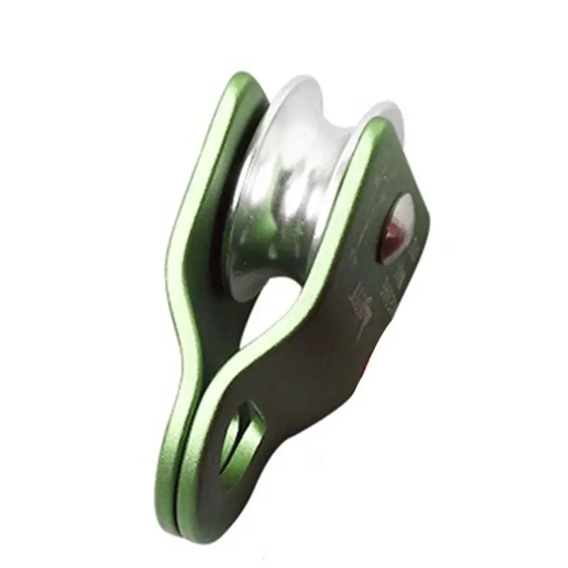 

2000kg Flexible Active Pulley Block 360 Degree Swivel Pulley for Outdoor Rock Climbing Rope Ice Belt Lifting Sling
