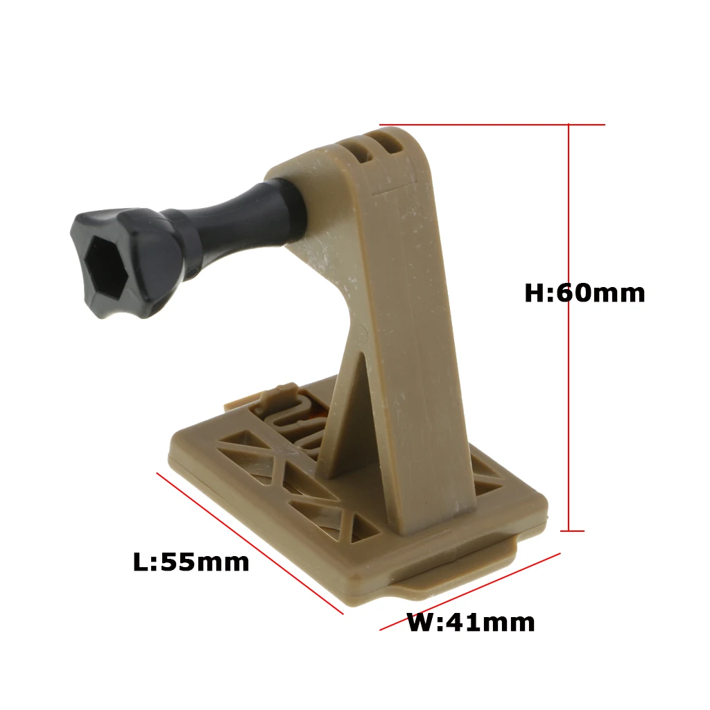 Universal NVG  Mount Adapter Bracket For Gopro Mounted Camera Brown