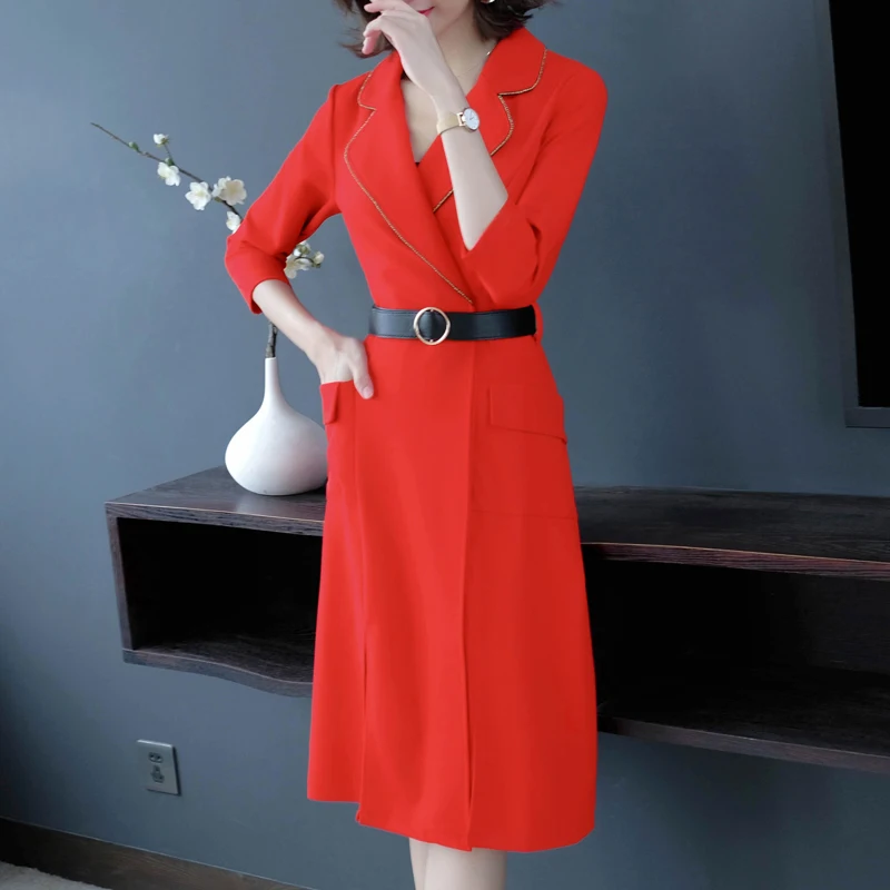 Модное платье миди с разрезом, Vestidos, офисное женское тонкое платье, элегантное, праздничное, стильное, богиня, женские платья, Украина