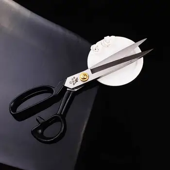 

Sewing Tools Profession Sharp Tailor Large Scissor Gold Sewing Cut Craft Fabric Leather Cutter Tailor Shear Widely Applicable A