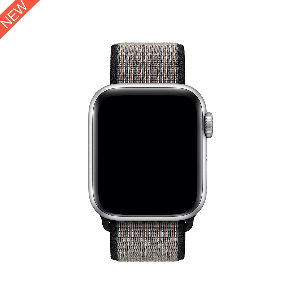 Нейлоновый спортивный ремешок для Apple Watch серии 5 4 3 44 мм 40 мм ремешок для часов браслет для iwatch 4 44 мм 42 мм 38 мм 3 2 Hyper - Цвет ремешка: Royal PulseLava