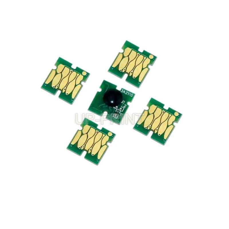 До 8 комплектов T7411-T7414 один временные чернила картридж микросхема для Epson F6000 F6070 F6200 F6270 F7000 F7070 F7100 F7170 F7200 F7270 принтеры