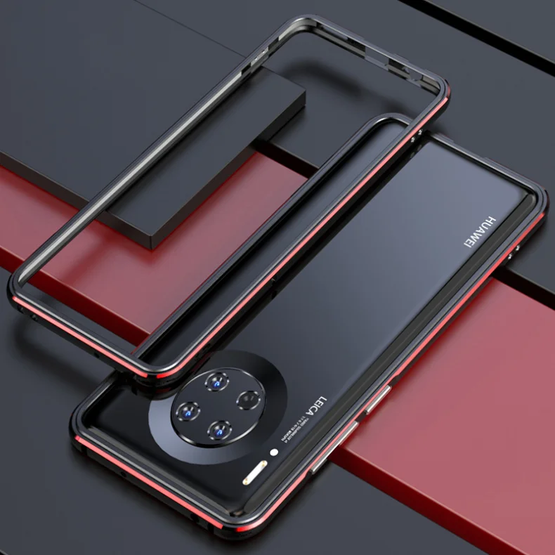 Роскошный ультра тонкий алюминиевый металлический бампер чехол для huawei mate 30 противоударный жесткий защитный чехол для телефона для huawei mate 30 Чехол