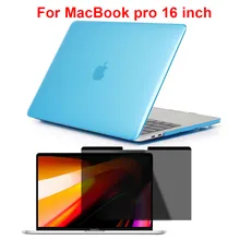Для MacBook Pro 16 дюймов чехол для ноутбука устойчивый к царапинам чехол прозрачный защитный жесткий чехол плюс 1 штука 16 дюймов защита экрана
