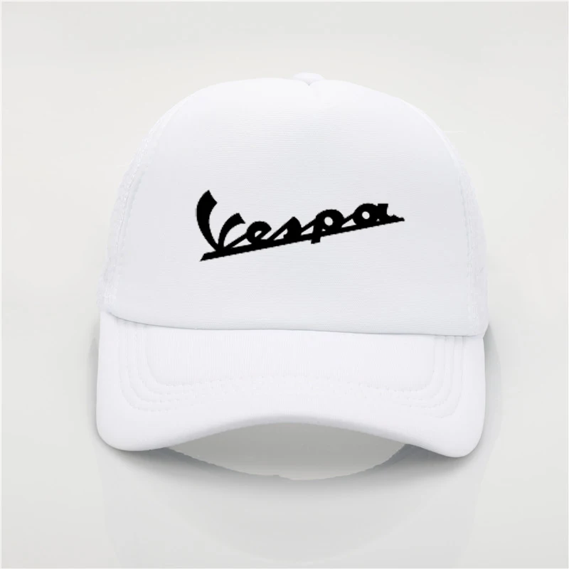 Кепка Vespa Мужская/женская с принтом модная бейсболка в сеточку защитой от
