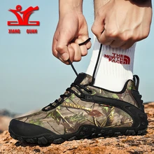XIANGGUAN 2019 outdoor wandelschoenen mannen Militaire camouflage schoenen lage Anti slip Slijtage laarzen klimmen sneakers mannen grote size36-48