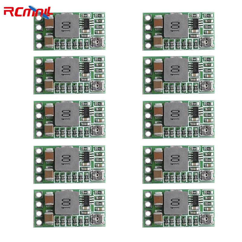 10PCS Mini DC-DC 4-17V To 5V 3A Step Down Power Supply Module Voltage Buck Converter Adjustable 97.5% 1.8V 2.5V 3.3V 5V 9V 12V usb buck converter dc dc step down module 6 32v 12v 24v to 5v qc 3 0 charging module power supply voltage regulator