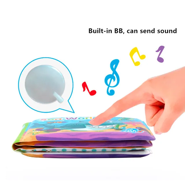 Sound Bath Books Baby Education Toy Intelligence Development EVA Floating Cognize Book For New Arrival 1