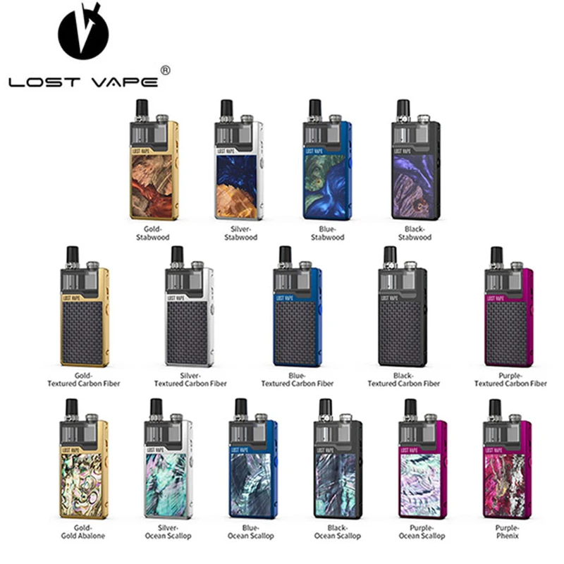 Оригинальный набор Lost Vape Orion Plus DNA Pod 2 мл аккумулятор 950 мАч испаритель с сетчатой