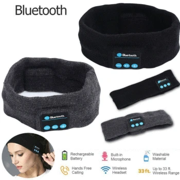 

Wireless Headphones Bluetooth Sports Headband Hifi Earphone Stereo Headset Sleep Eye Mask Player With Mic