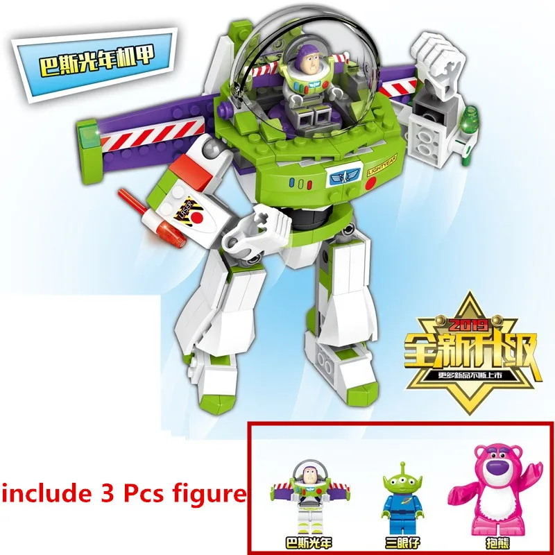 

Toys Storyed 4 Construct a Buzz Titan Robot Building Blocks Bricks Classic Model Toys for children Compatible Legoinglys