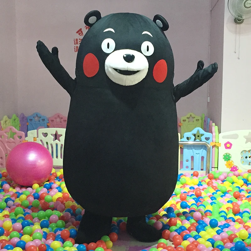 Костюм-талисман Kumamon коричневый медведь костюм-талисман для женской вечеринки