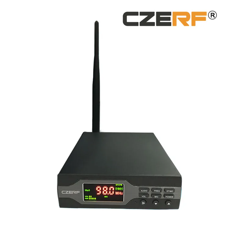 

Free Shipping CZE-01B 1w PLL Stereo wireless FM Transmitter support MP3 bluetooth TF card battery